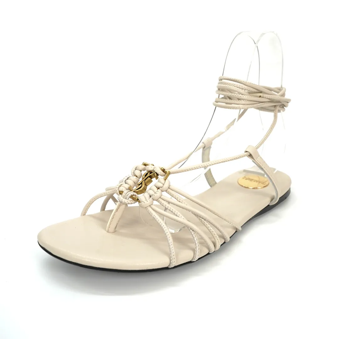 👟👟Ex-factory price 520👟👟 Yves Saint Laurent (YSL for short) - Design style: It adopts the classic clip-on style, with multiple leather straps of different colors intertwined, showing a unique weaving feel. The strap design at the ankle adds sexiness and casualness. It is the highlight of fashionable holiday style or daily casual matching.   - Iconic element: There is a golden YSL classic letter logo decoration in the middle of the shoe body, which is highly recognizable and highlights the brand identity, injecting a high-end fashion sense into the simple sandals.   - Material and color: Leather is the main material, with a delicate texture. The colors such as brown and gold are retro and versatile, suitable for a variety of styles, showing the charm of French elegance and fashion. Size: 35-44 (42-44 is custom-made and cannot be returned or exchanged).